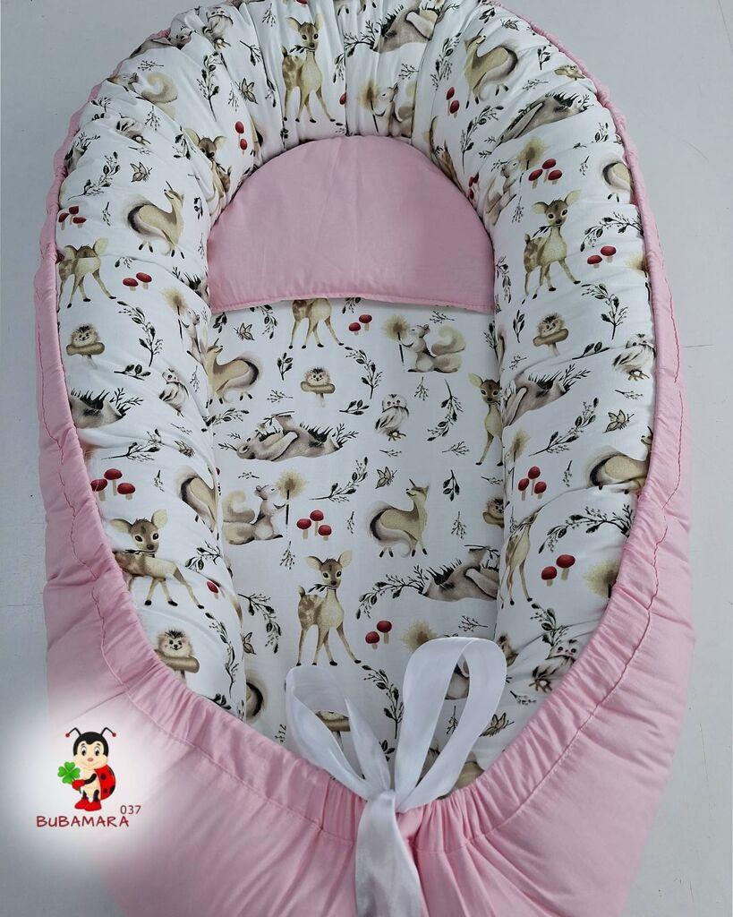 Bubamara037 Gnezdo za bebe Šumske životinje, Roze