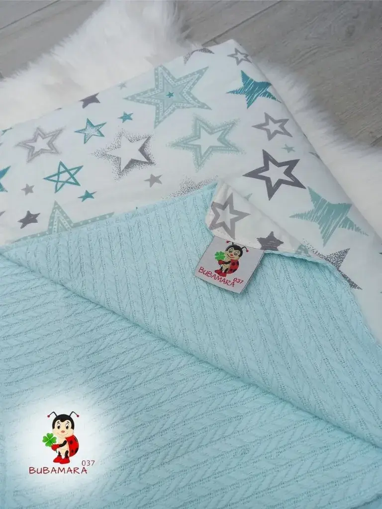 Bubamara037 Pokrivač za bebe, Svetloplavi