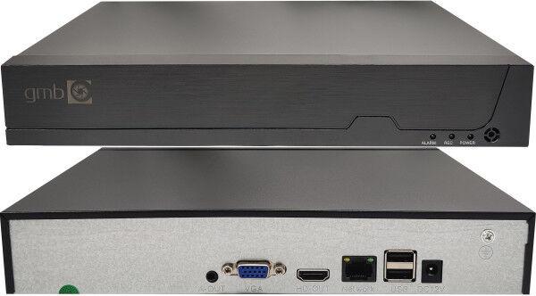 Gembird NVR-P3132QT 32 GMB 32 kanala, 8MP,  H.265, P6SLite App Onvif P2P, HDD do 8tb