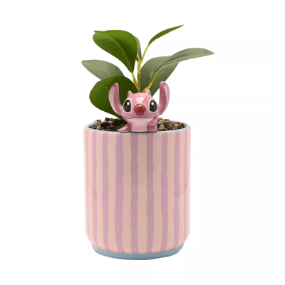 Widdop & Co. Stona dekoracija - Disney, Lilo and Stitch, with 3D Stitch & Faux Plant, Roze