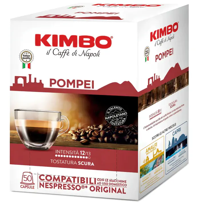 Kimbo Kapsule za kafu Pompei Nespresso, 50 komada