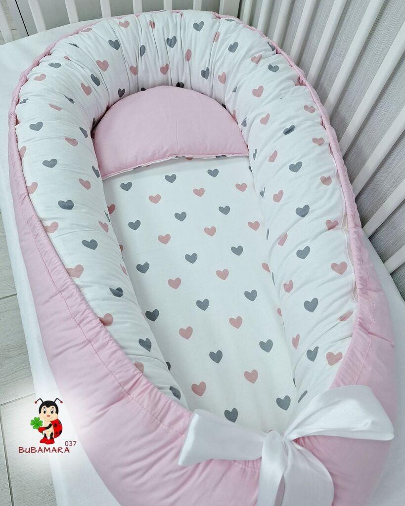 Bubamara037 Gnezdo za bebe Srculenca, Roze