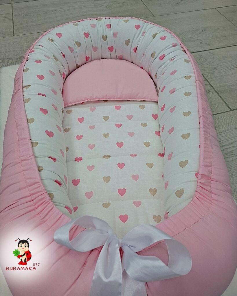 Bubamara037 Gnezdo za bebe Srculenca, Roze