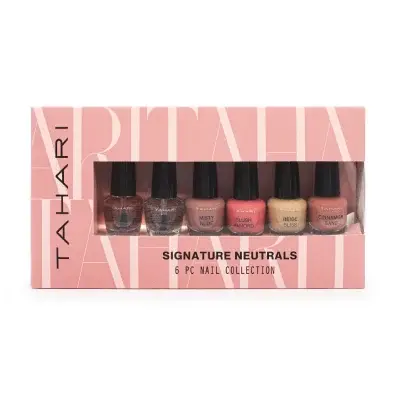 Tri Coastal Design Group S.R.L Lak za nokte set Tahari, pink, 6x12 ml