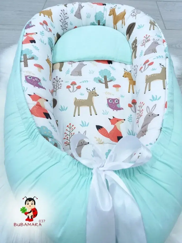 Bubamara037 Gnezdo za bebe Šumska družina, Menta