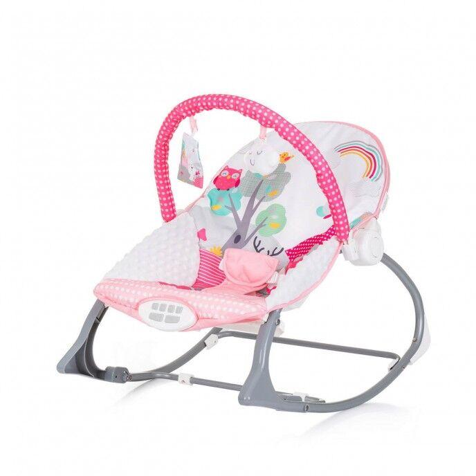 Chipolino Muzička njihalica za bebe Melody, 2u1, Roze