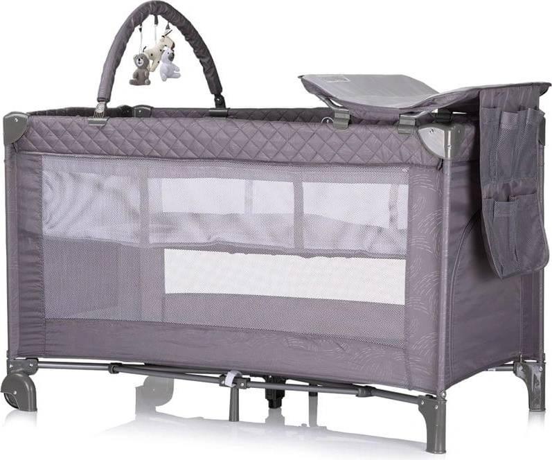 Chipolino Prenosivi krevetac Luna, Sivi