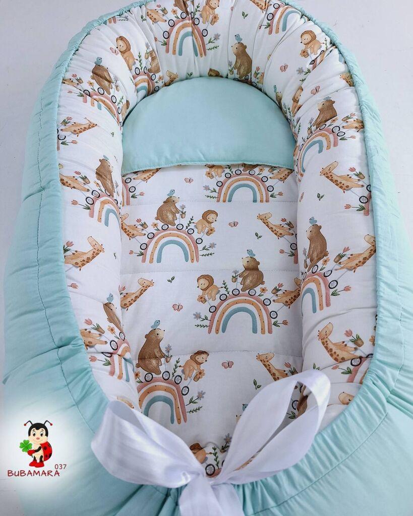 Bubamara037 Gnezdo za bebe Vesela družina, Menta