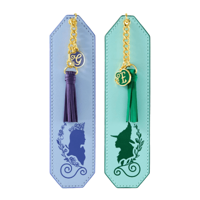 The Noble Collection Obeleživač za knjige set Wicked, Glinda and Elphaba, For Good, 2 komada