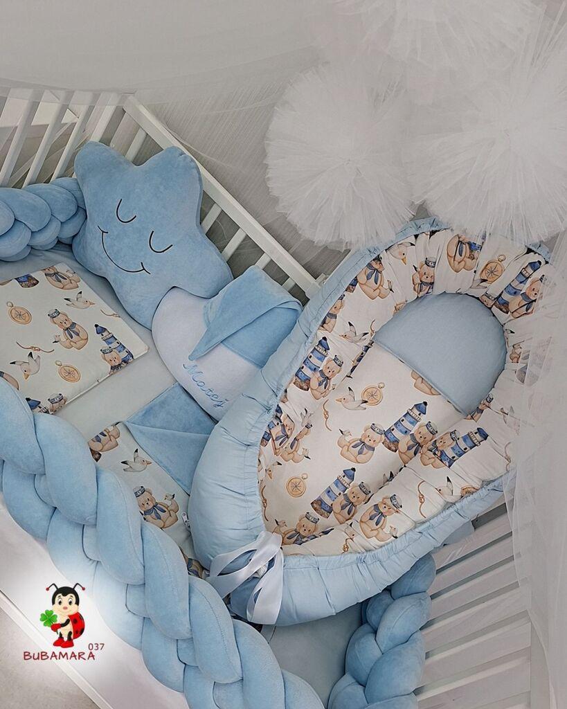 Bubamara037 Gnezdo za bebe meda Mornar, Svetloplavo