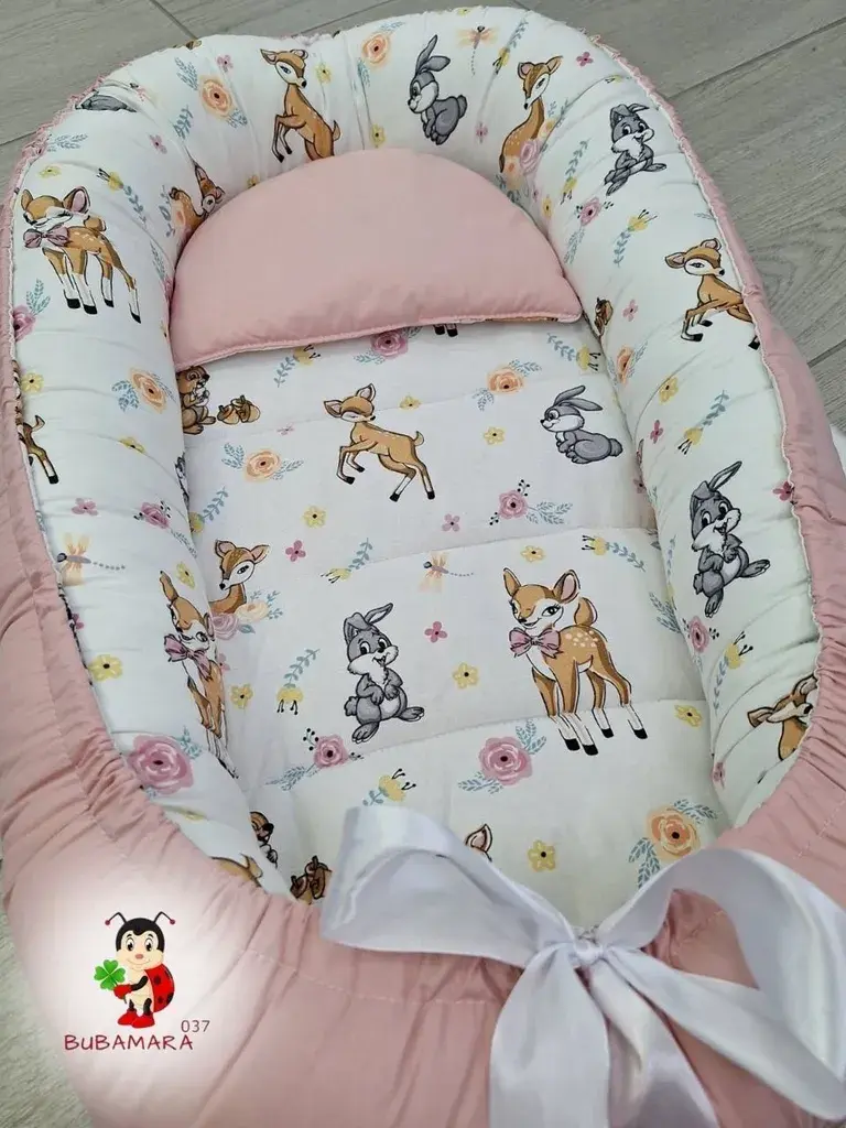 Bubamara037 Gnezdo za bebe Bambi, Svetloroze