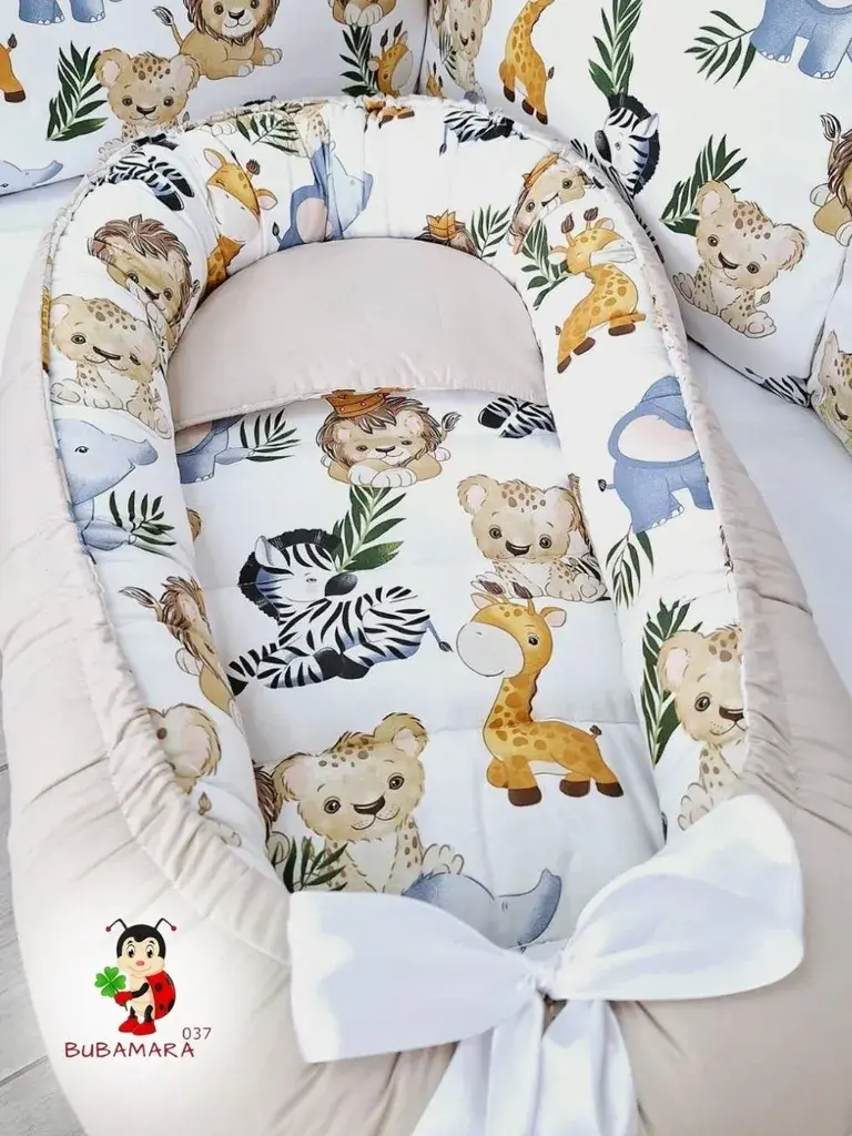 Bubamara037 Gnezdo za bebe Safari, Bež