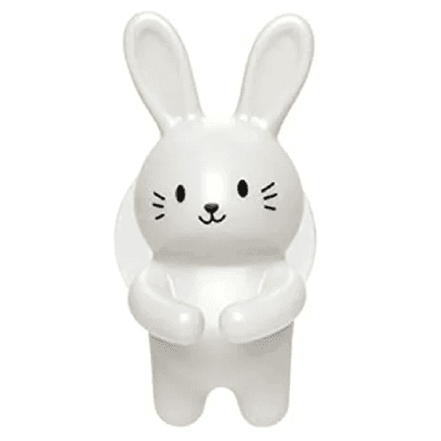 Klikermat Držač četkice za zube Rabbit, Beli