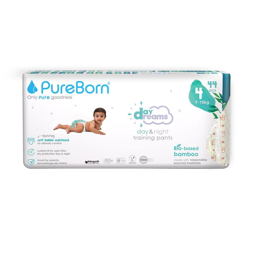 PureBorn Pelene gačice Daydreams 4, 9-15 kg, 48 komada