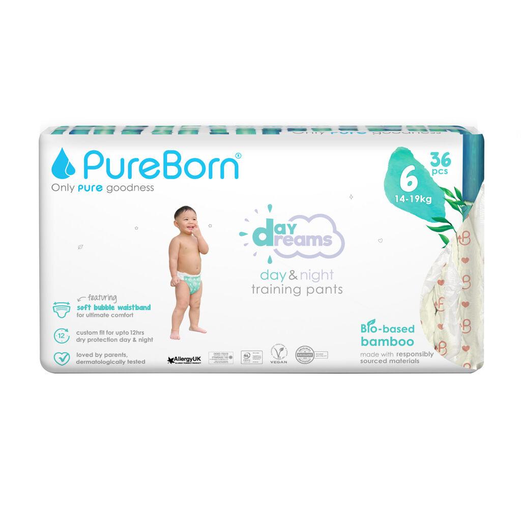 PureBorn Pelene gačice Daydreams 6, 14-19 kg, 36 komada