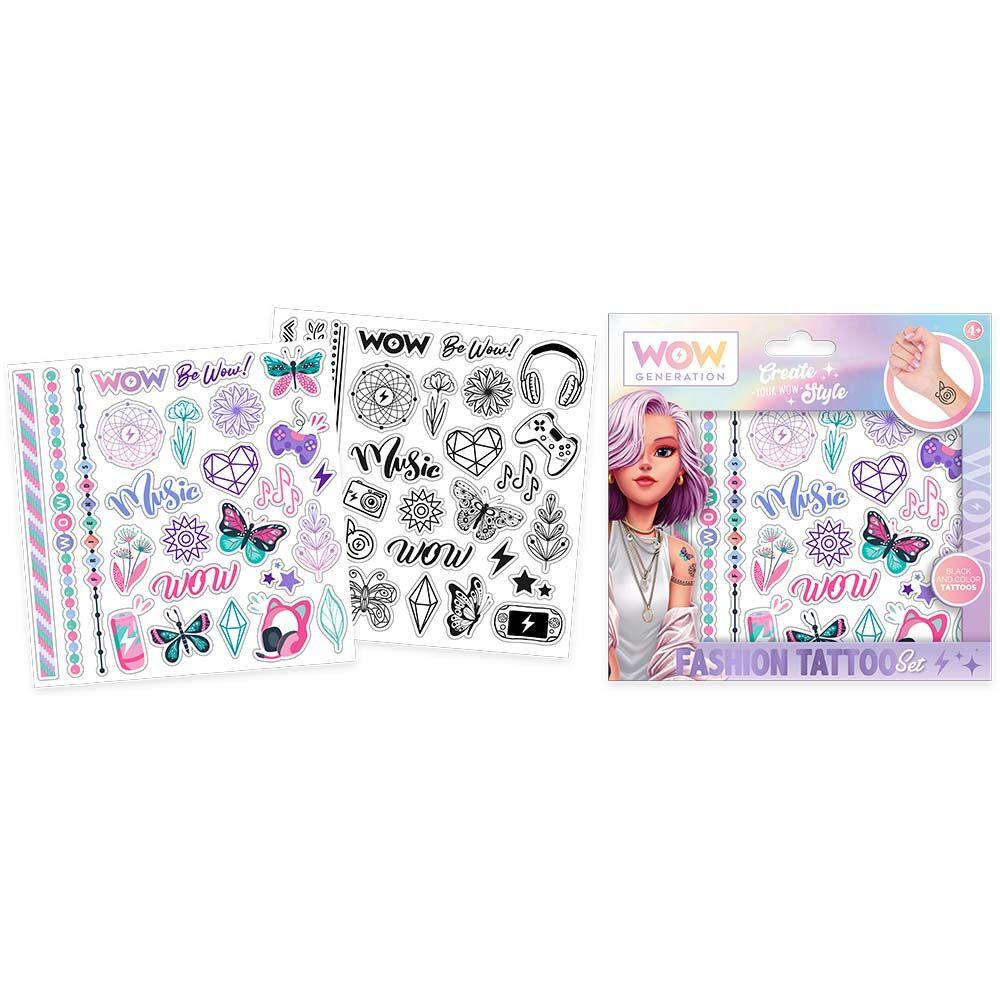 WOW Generation Kreativni set Tattoo, 50 tetovaža