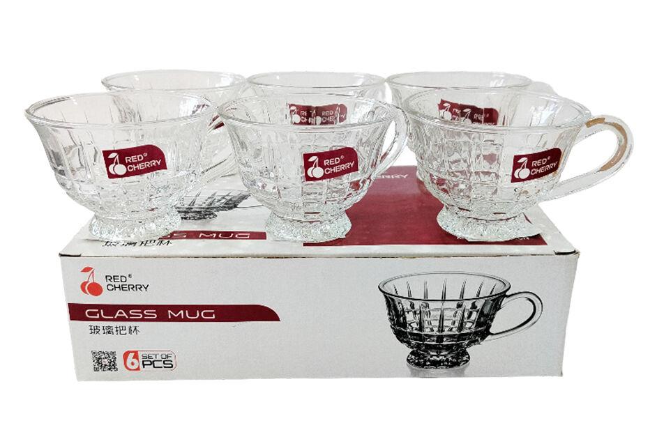 Asch Set staklenih šolja 1978, 6 komada, 300ml