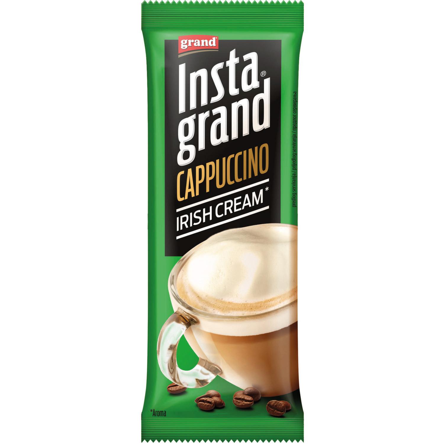 Grand Instant kafa Cappuccino Instgrand Irish, 18g