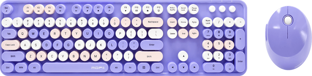 Tastatura i miš set OP24505, Ljubičasta