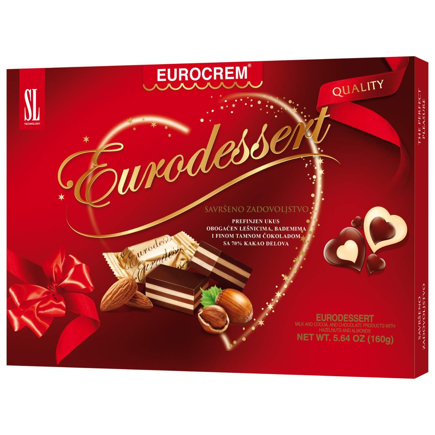 Eurocrem Bombonjera Eurodessert, 160g