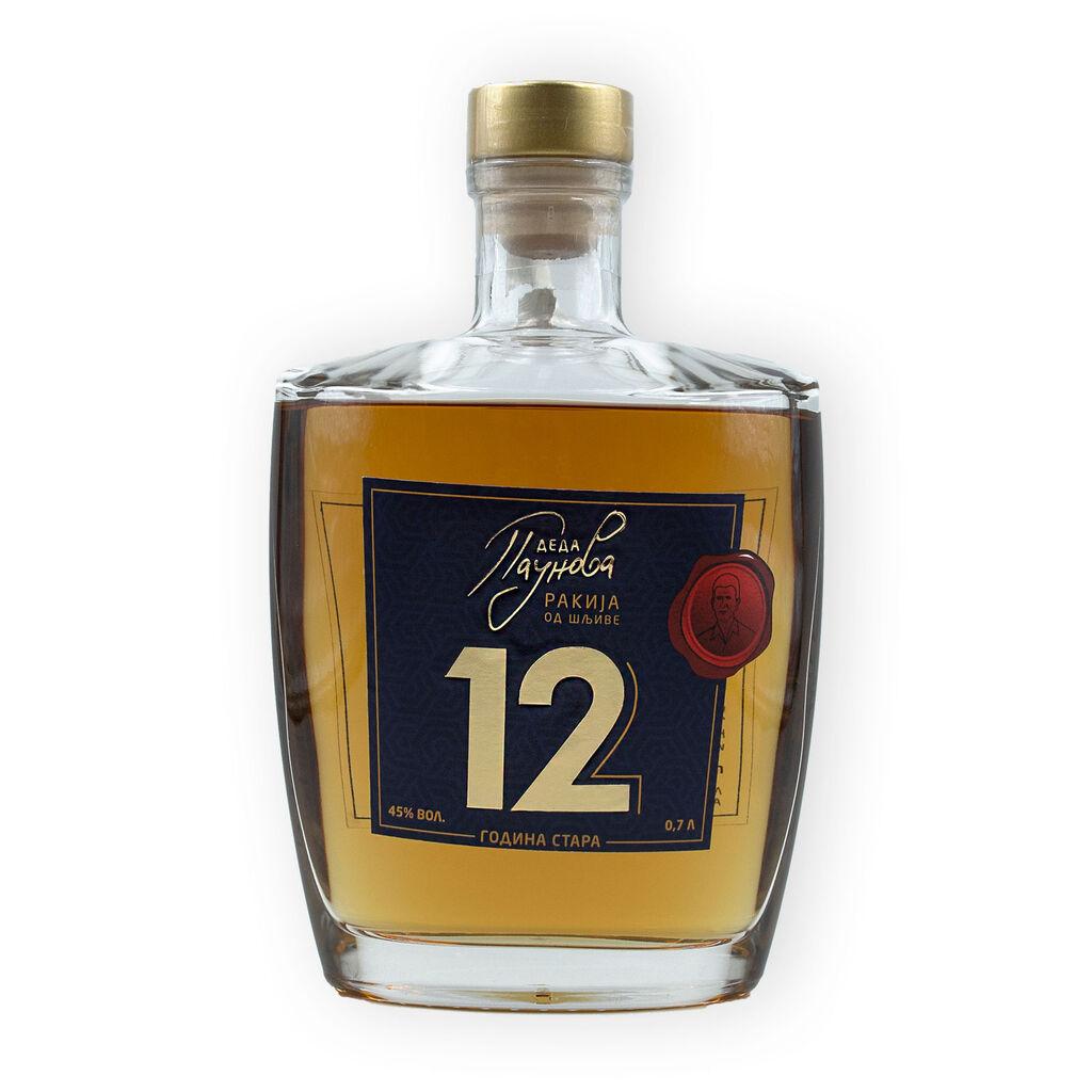 Deda Paunova Rakija od šljive lux 12 godina, 0.7l