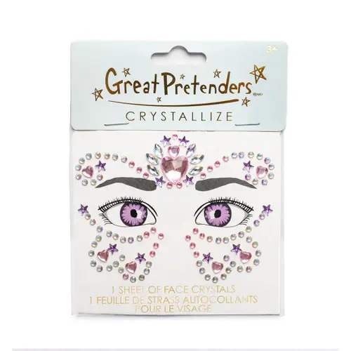 Great Pretenders Samolepljivi kristali za lice Leptir princeza