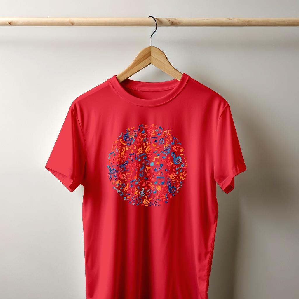 Camiseta Majica sa štampanim printom Cam 801, Muška, Grimizna