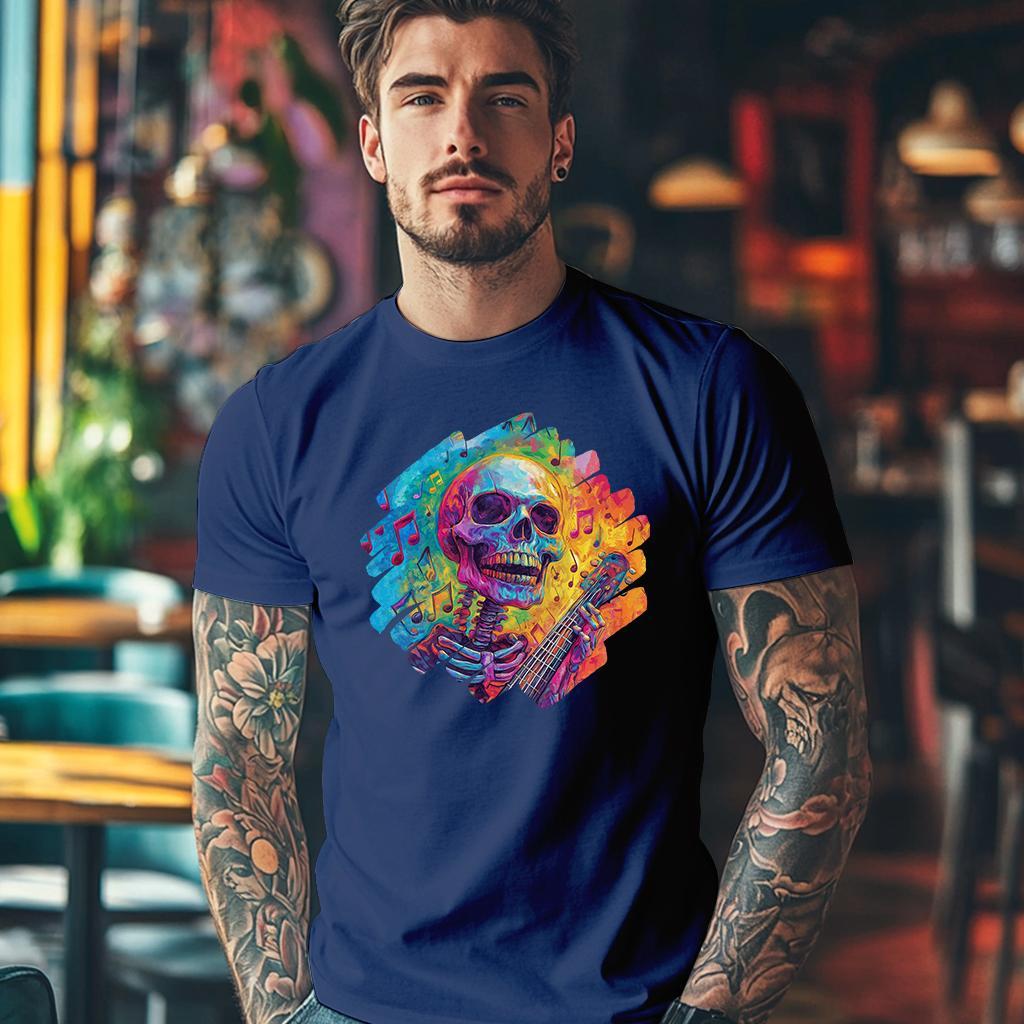 Camiseta Majica sa štampanim printom Cam 805, Muška, Indigo