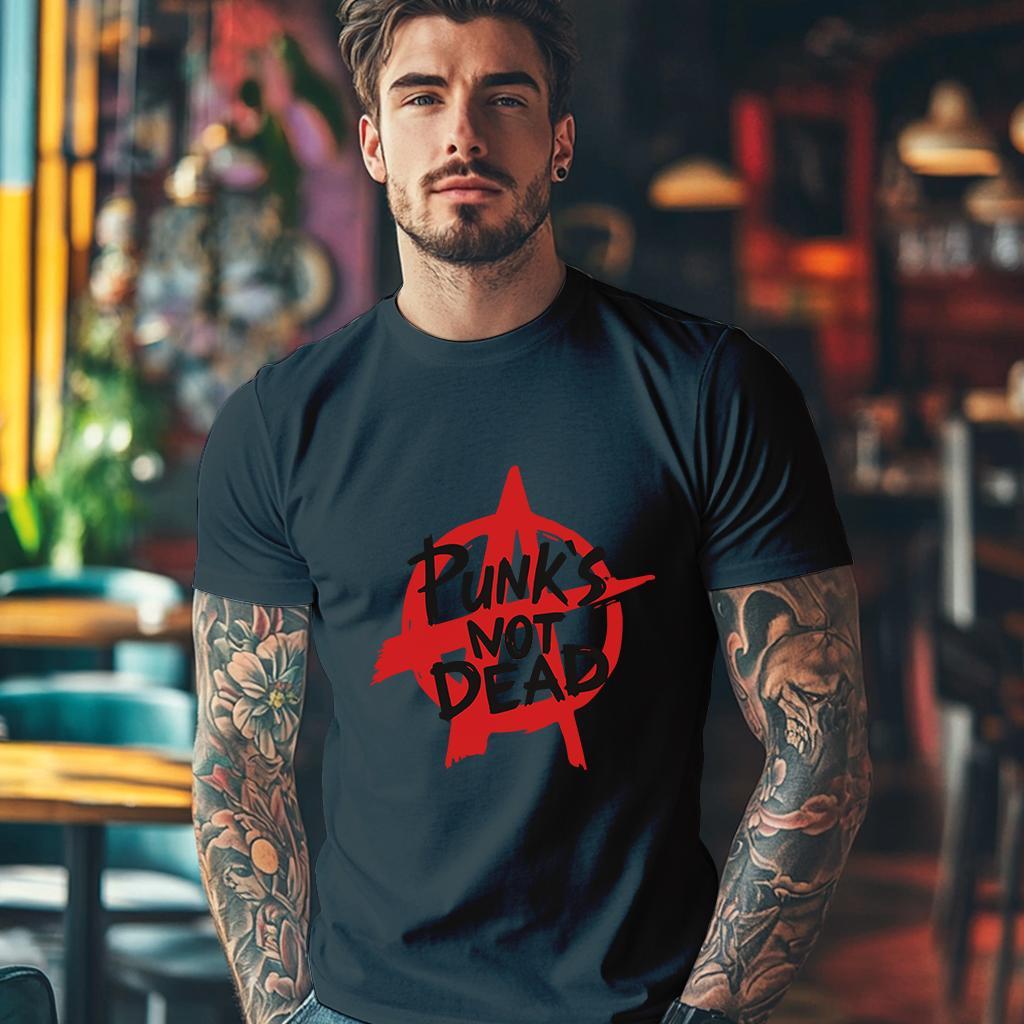 Camiseta Majica sa štampanim printom Cam 813, Muška, Teget