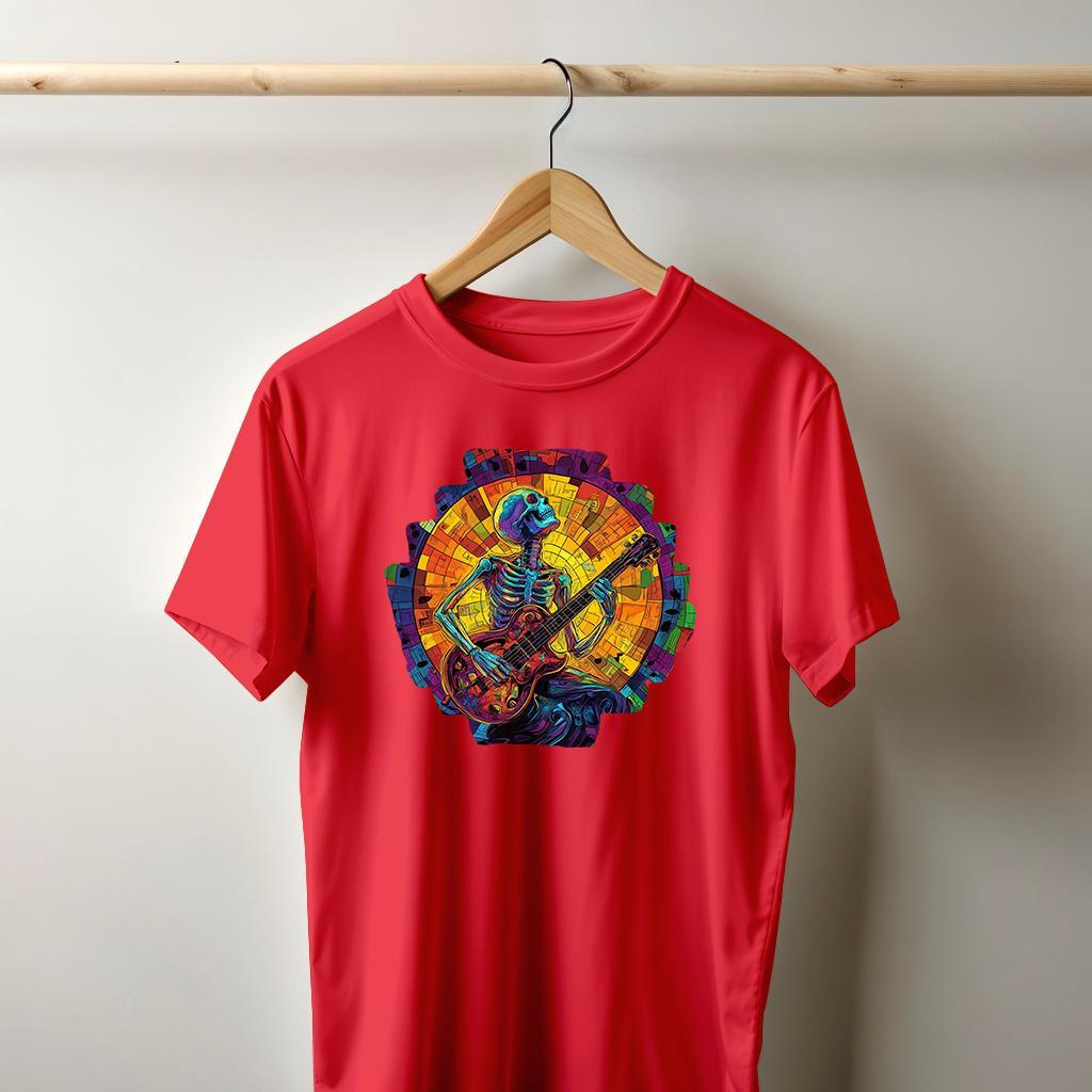 Camiseta Majica sa štampanim printom Cam 806, Muška, Grimizna