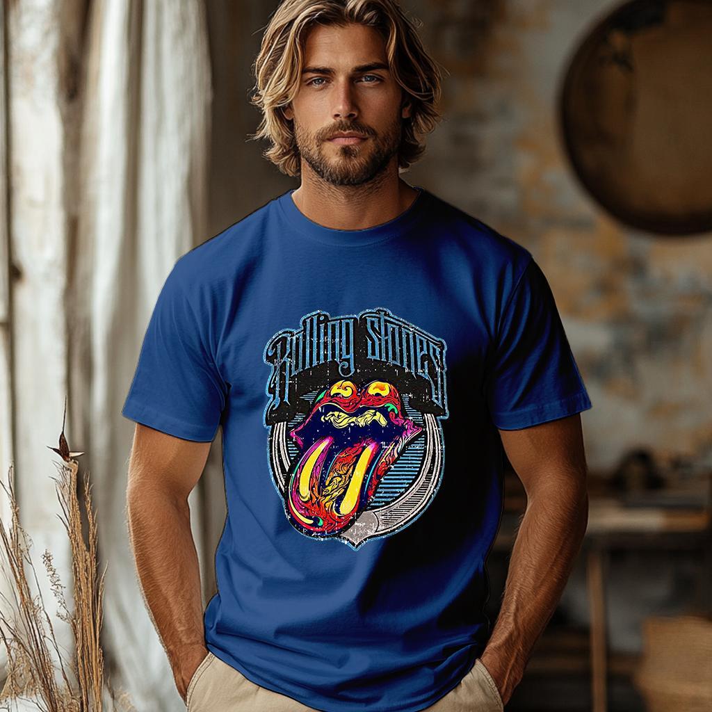 Camiseta Majica sa štampanim printom Cam 810, Muška, Borovnica