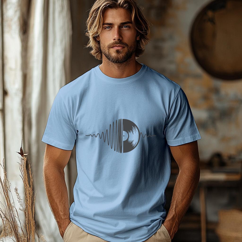 Camiseta Majica sa štampanim printom Cam 812, Muška, Cijan