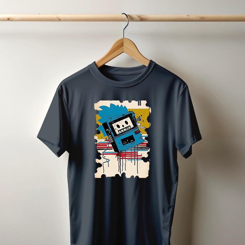 Camiseta Majica sa štampanim printom Cam 807, Muška, Teksas