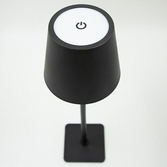 Mitea Lighting LED Stona lampa LED M6002-C, 2W, DC5V, Touch, + 3CCT, 3000-6000K, Crna