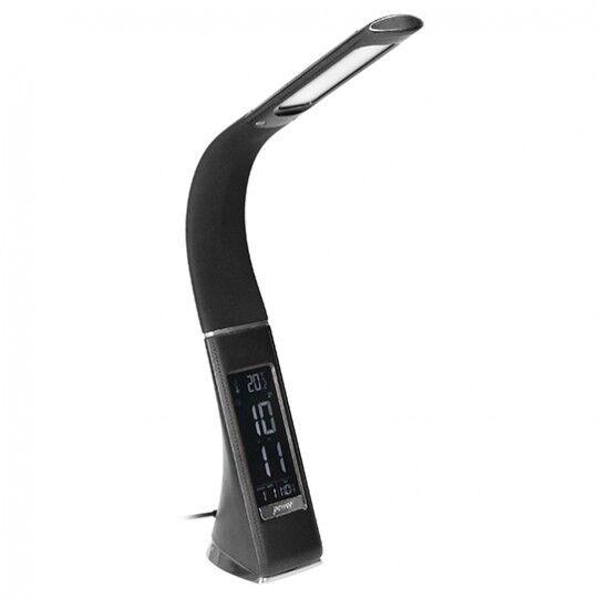 Mitea Lighting LED stona lampa DL-12/B, 5W, 4000K, + sat/alarm, DOLOMIT VIRONE, Crna