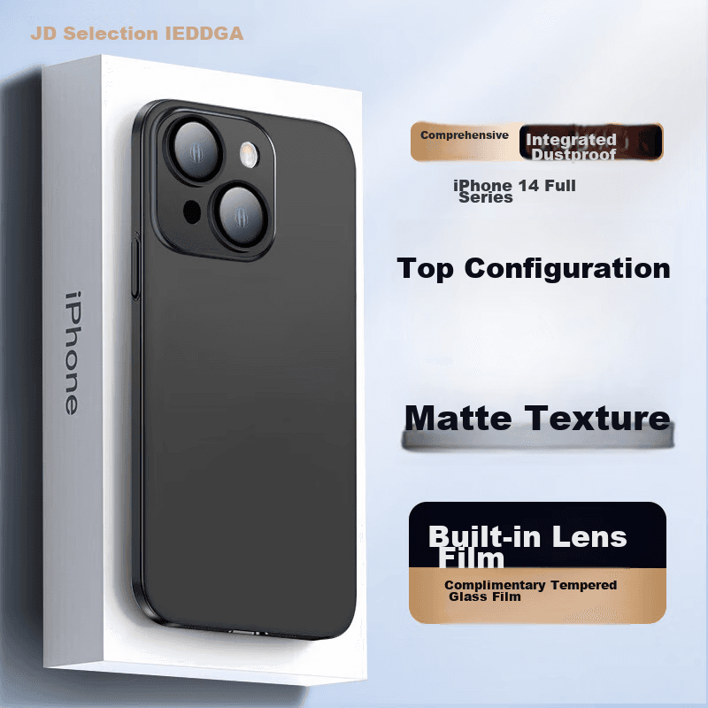 Eddga Maska za mobilni telefon iPhone 14, Crna