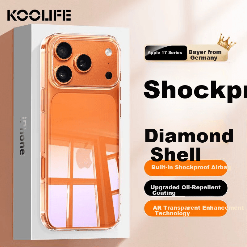 Koolife Maska za mobilni telefon iPhone 17 Pro, Providna