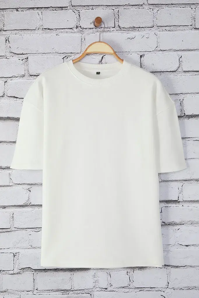 Trendyol Muška majica Tedss25Ts00005, Bela