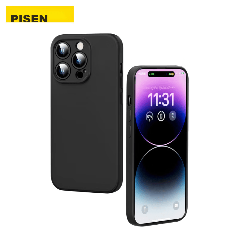 Pisen Maska za mobilni telefon iPhone 14 Pro, Crna