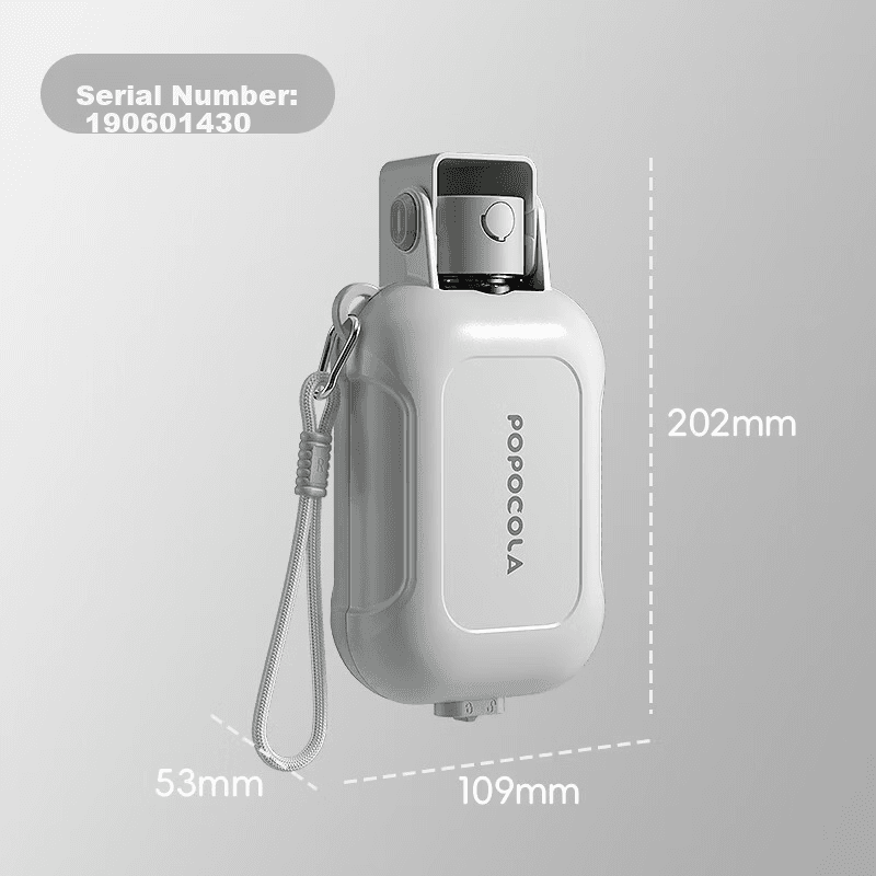 Popocola Prenosiva posuda sa bocom, 500 ml, Bela