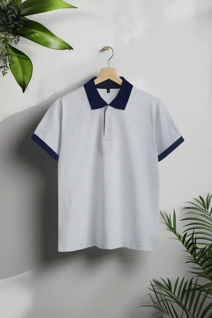 Trendyol Muška majica Tmnss20Po0141, Siva