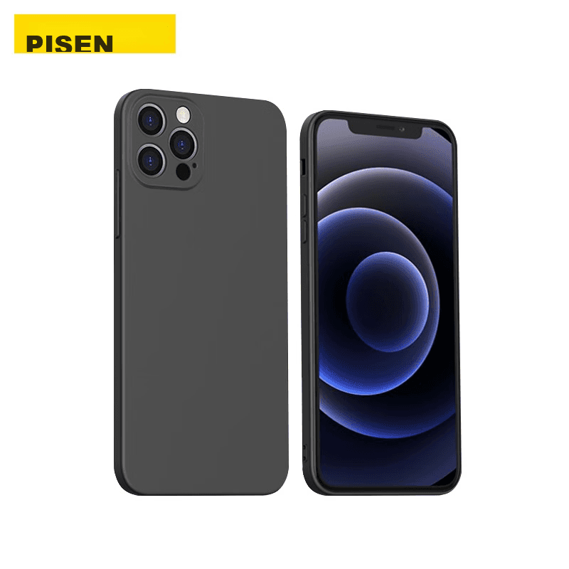 Pisen Maska za mobilni telefon iPhone 12 Pro, Crna