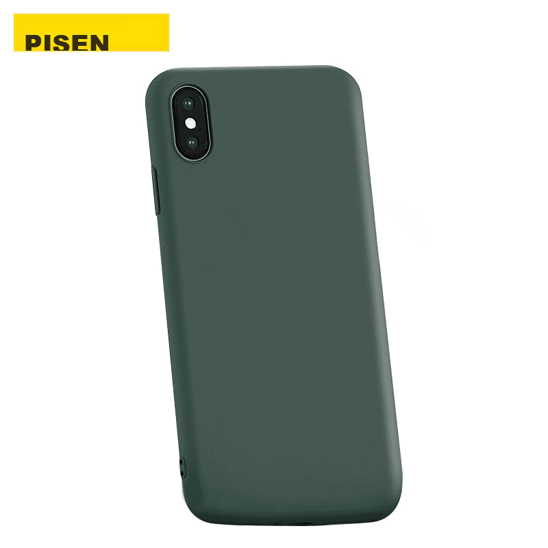 Pisen Maska za mobilni telefon iPhone X, Tamnozelena