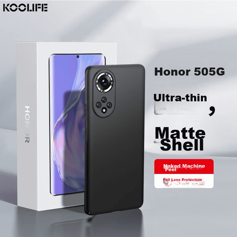 Koolife Maska za mobilni telefon Honor 50, Crna