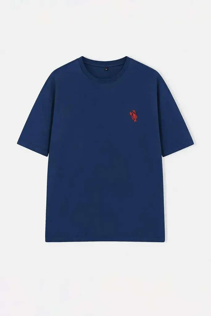 Trendyol Muška majica Tmnss22Ts0318, Teget