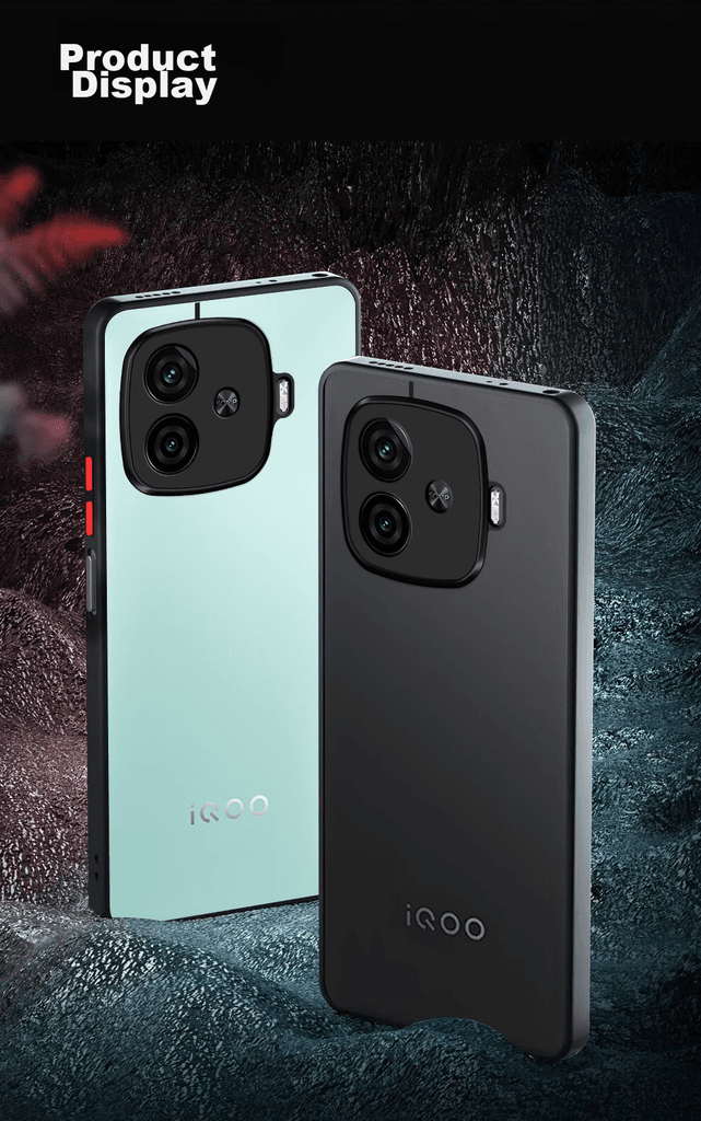 Freeson Maska za mobilni telefon Vivo iQOO Z9 / Vivo iQOO Z9 Turbo / Vivo iQOO Z9 Turbo+ / Vivo Y200 GT, Crna