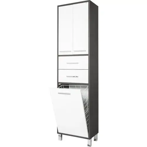 Ceramica Lux Ormarić za kupatilo Atina Wenge, Vertikala 50x190, Korpa