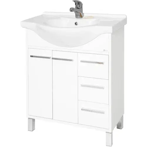 Ceramica Lux Ormarić za kupatilo Atina Bianco, Donji deo 85, Standard