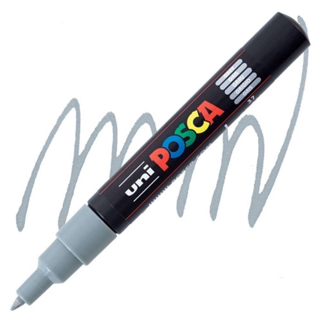 Posca Marker Uni PC-1M, 37, Sivi