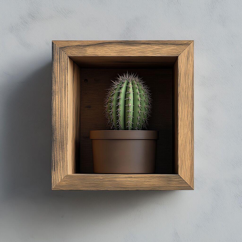 Hanah Home Zidna polica Raf279, Crna